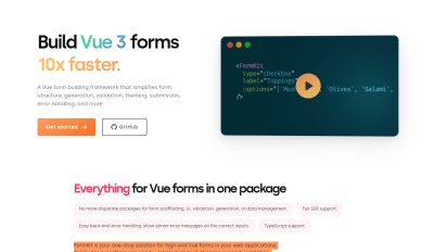 FormKit: formularios Vue de alta gama en tus aplicaciones web