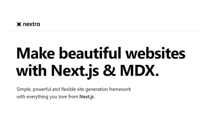 Nextra Next.js